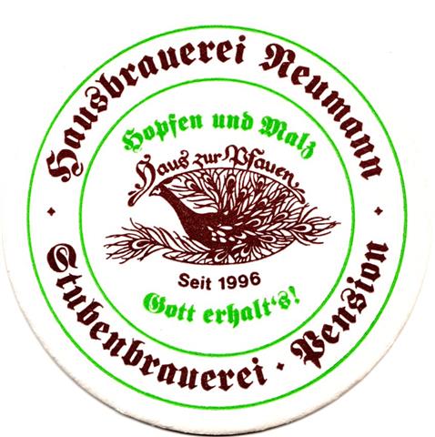 erfurt ef-th neumann (zum pfauen rund 1a (215-hopfen und malz-braungr�n)